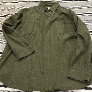 NWOT mens duluth green flannel size L